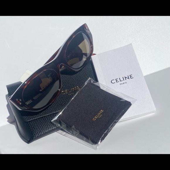 {SOLD} CELINE Cat Eye Skinny Sunglasses - Picture 8 of 10